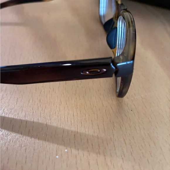 Oakley Fenceline Tortoiseshell Rectangular Glasses - Brown/Black - Picture 5 of 5